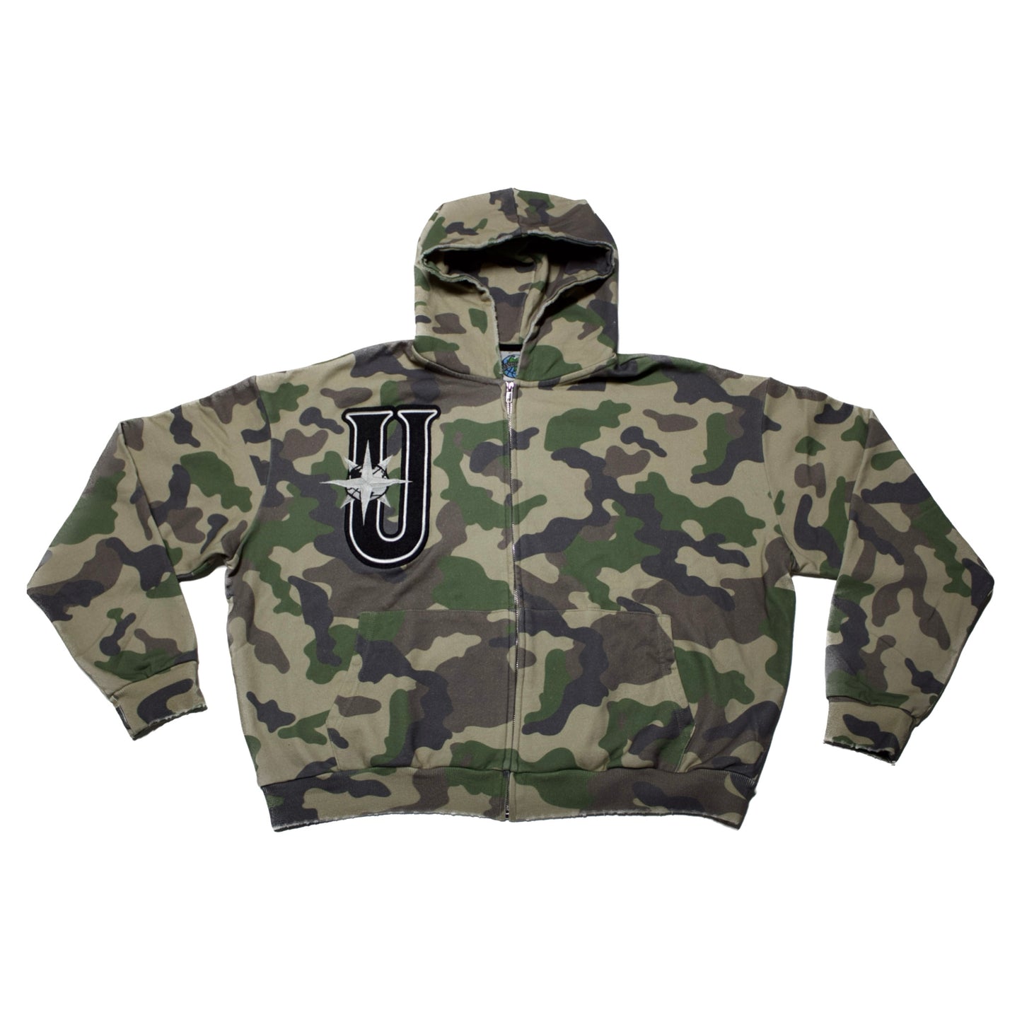 CAMO COMPASS LOGO HOODIE