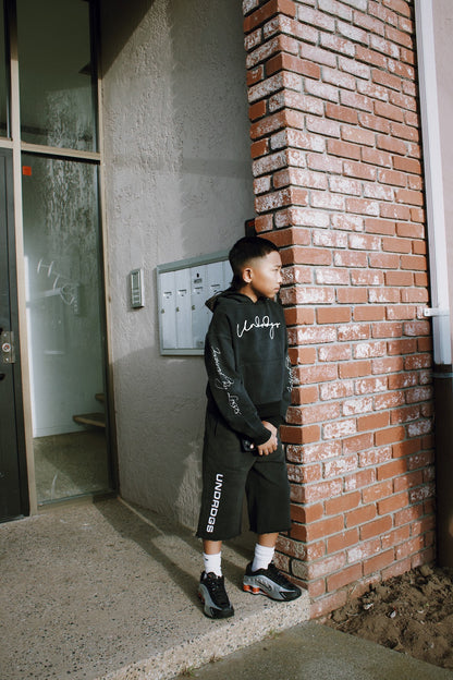 KIDS BLACK AUTOGRAPH HOODIE