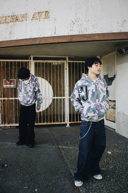 CAMO COMPASS LOGO HOODIE