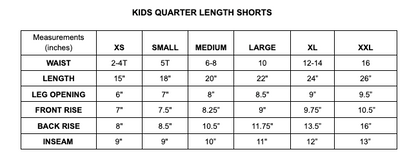 KIDS 3/4 SHORTS